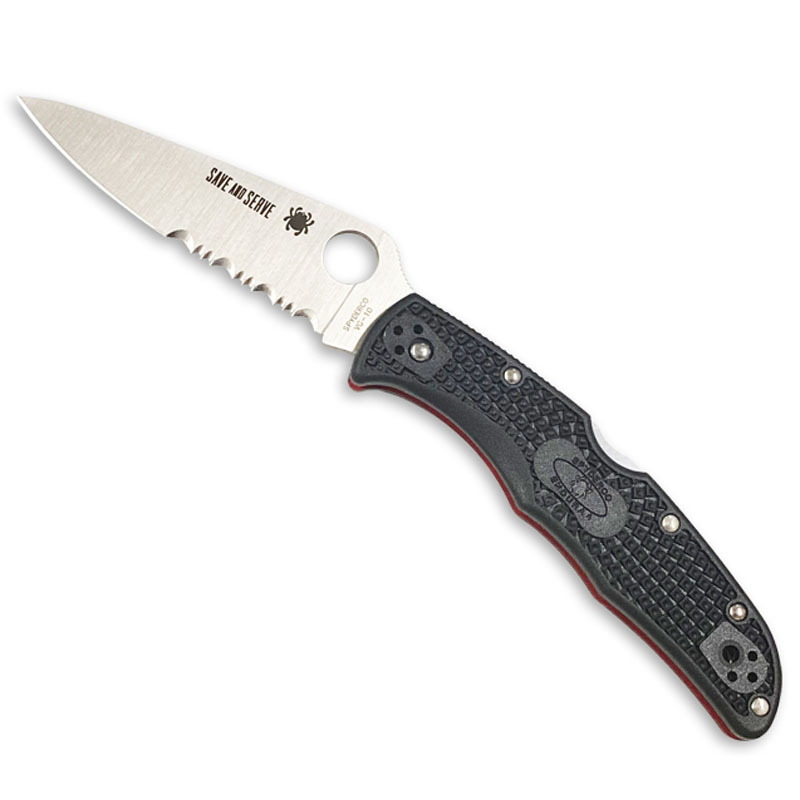 Spyderco(スパイダルコ) エンデューラ4 C10FPSBKRD｜アウトドア用品