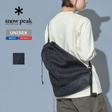 スノーピーク(snow peak) Double Face Mesh Shoulder Bag AC-22SU007BK 10～19L