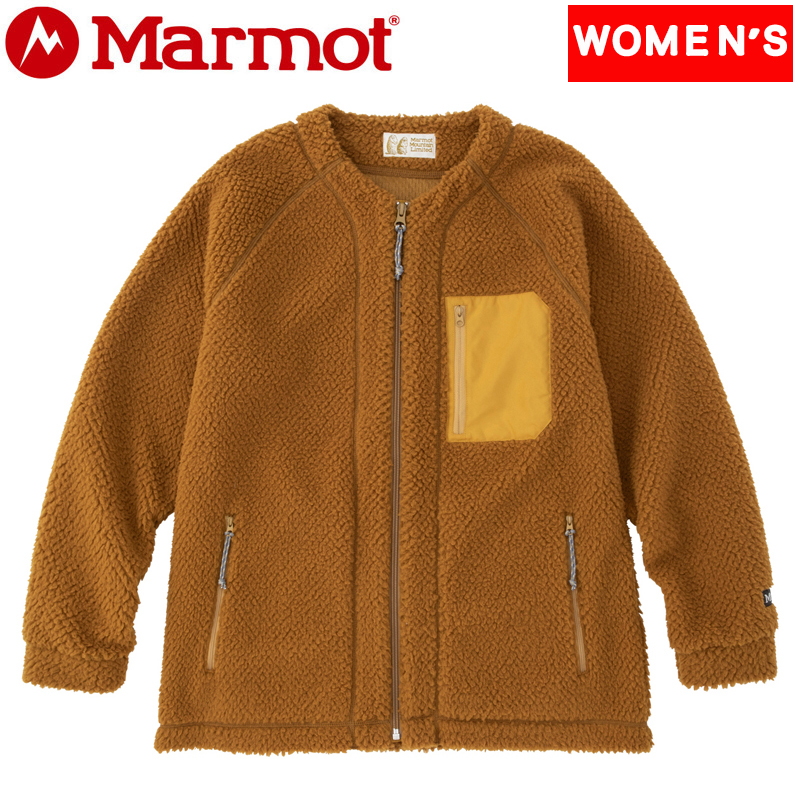マーモットMarmot商品名Marmot マーモット　レトロフリース　クルーネック　L ブラウン