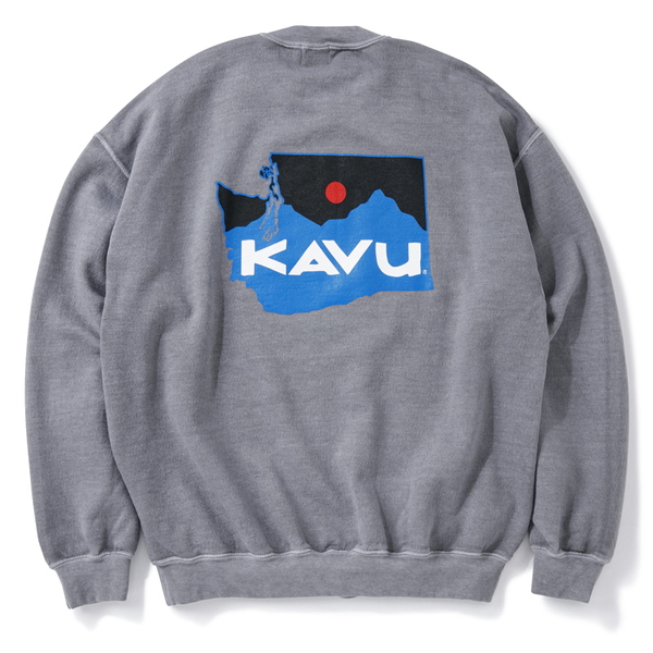 KAVU(カブー) ワシントンマップ スウェット メンズ 19821717033005