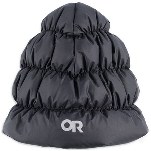 OR（アウトドアリサーチ） 【２４秋冬】Ｃｏｌｄｆｒｏｎｔ Ｄｏｗｎ Ｂｅａｎｉｅ（コールドフロント ダウンビーニー） Ｌ／ＸＬ ブラック 19845000001007