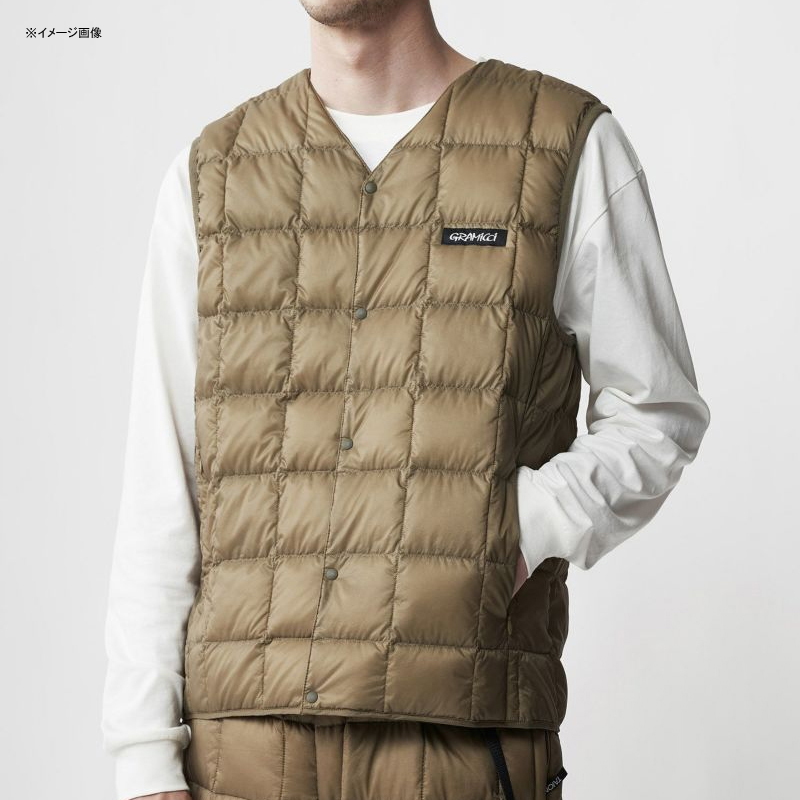 GRAMICCI(グラミチ) 【22秋冬】TAION/GRM INNER DOWN VEST(インナーベスト)ユニセックス G2FU-J083-TG ｜アウトドアファッション・ギアの通販はナチュラム