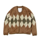 BURLAP OUTFITTER(バーラップアウトフィッター) ARGYLE FLEECE CARDIGAN 30031 フリース(メンズ)