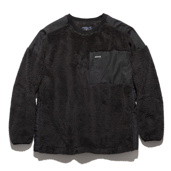 ロアーク リバイバル(ROARK REVIVAL) GEN3 FLEECE P/O CREW RJJ859-BLK