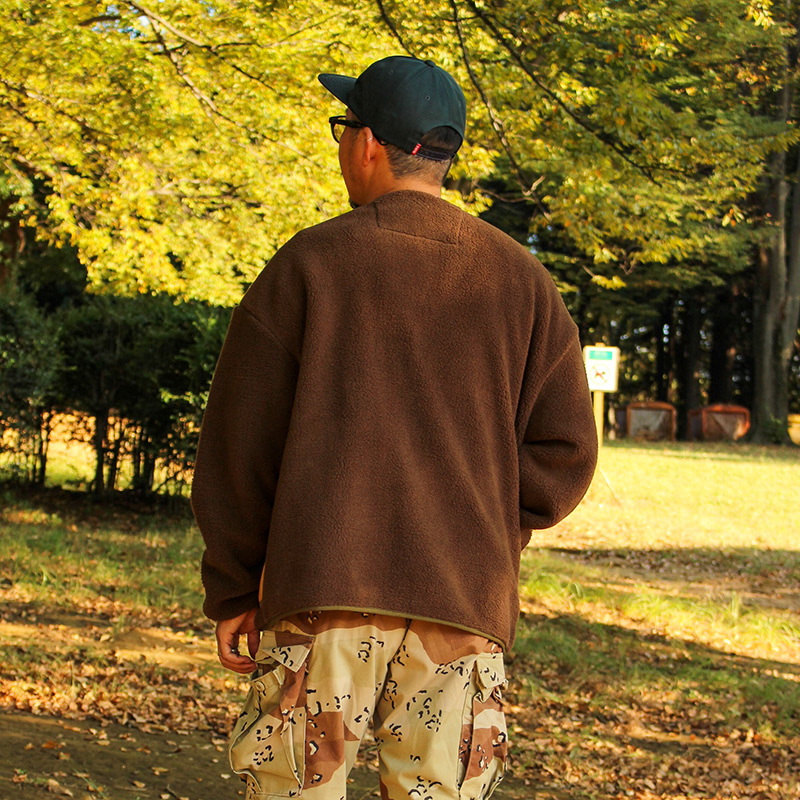 ジーアールエヌアウトドア(grn outdoor) HIASOBI RELAX BEAR CARDIGAN