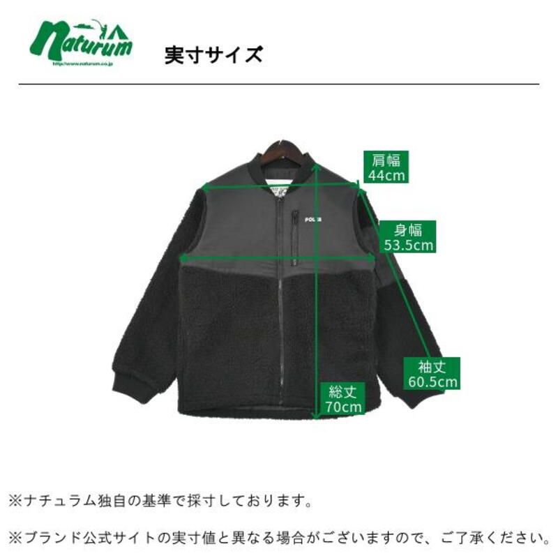 POLeR(ポーラー) 【22秋冬】SWITCHING BOA JACKET(スウィッチング ボア