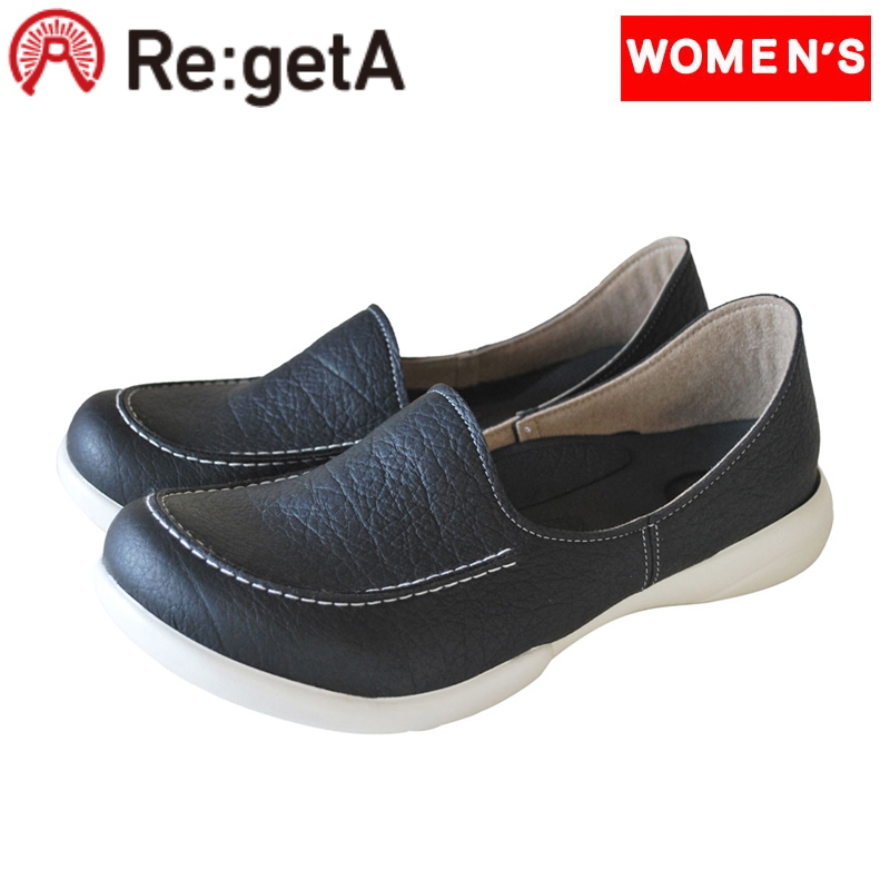 Re:getA(リゲッタ) Women's ローファー ホワイト ソール ドライビング