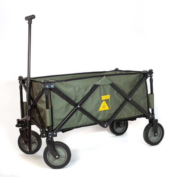 POLeR(ポーラー) FOLDABLE CAMPING WAGON(フォルダブル キャンピング ワゴン) 221EQN9801-OLV 収納･運搬