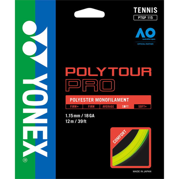 ヨネックス(YONEX) 硬式テニス用ガット ポリツアープロ115 PTGP115