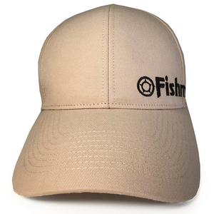 Fishman（フィッシュマン） 刺繍キャップ フリー ベージュ CAP-11