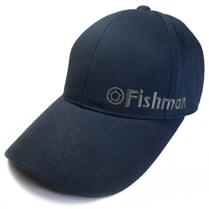 Fishman（フィッシュマン） 刺繍キャップ フリー ネイビー CAP-12