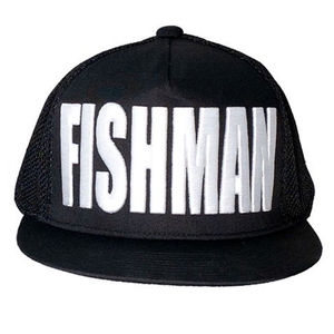Fishman（フィッシュマン） メッシュフラットキャップ フリー ホワイト CAP-17