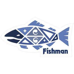 Fishman（フィッシュマン） アミュレットフィッシュ ステッカー 大 ST-000003