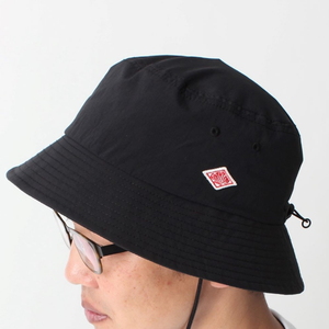 【送料無料】DANTON(ダントン) 【２５春夏】ＰＯＬＹＥＳＴＥＲ ＳＴＲＥＴＣＨ ＢＵＣＫＥＴ ＨＡＴ（ポリエステルストレッチハット） フリー ＢＬＡＣＫ #DT-H0047 PES