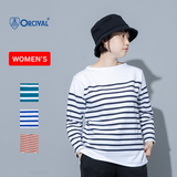 ORCIVAL(オーシバル) 【24春夏】BOAT NECK L/S P.O. #6803 Tシャツ･カットソー長袖(レディース)