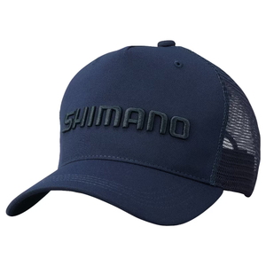 シマノ(SHIMANO) ＣＡ-０６１Ｖ スタンダード メッシュキャップ Ｓ ネイビー 840516