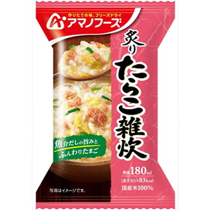 アマノフーズ(AMANO FOODS) 炙りたらこ雑炊(4食入) DF-0305