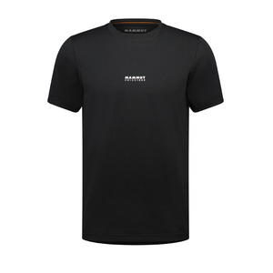 MAMMUT(マムート） ＱＤ ロゴ プリント Ｔシャツ ＡＦ（アジアンフィット）メンズ Ｍ ＢＬＡＣＫ ＰＲＴ１ 1017-02012