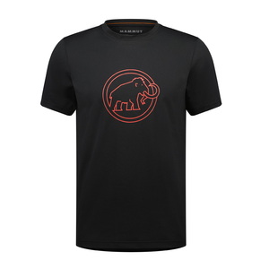 MAMMUT(マムート） ＱＤ ロゴ プリント Ｔシャツ ＡＦ（アジアンフィット）メンズ Ｌ ＢＬＡＣＫ ＰＲＴ４ 1017-02012