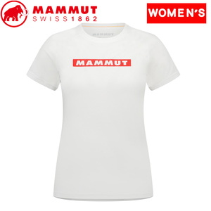 MAMMUT(マムート） ＱＤ Ｌｏｇｏ Ｐｒｉｎｔ Ｔ-Ｓｈｉｒｔ ＡＦ Ｗｏｍｅｎ'ｓ Ｌ ＷＨＩＴＥ ＰＲＴ２ 1017-02022