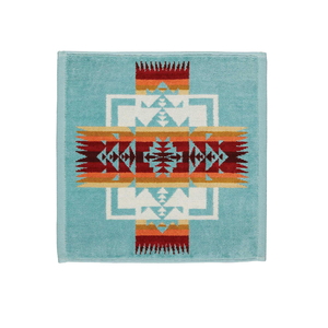 PENDLETON(ペンドルトン) アイコニックジャガードタオルウォッシュ フリー チーフジョセフアクア 19377269128000