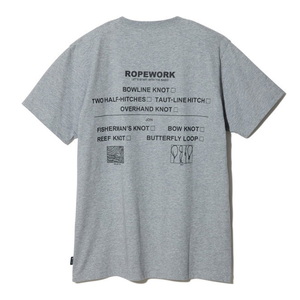 スノーピーク アウトドアシャツ 【23春夏】ROPEWORK Tシャツ メンズ M M.Grey