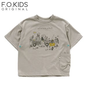 F.O.KIDS(エフ・オー・キッズ) Kid’s JRD×ISOBREWINGコラボ FAM CAMP Tee キッズ R207173