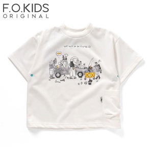 F.O.KIDS(エフ・オー・キッズ) Kid’s JRD×ISOBREWINGコラボ FAM CAMP Tee キッズ R207173