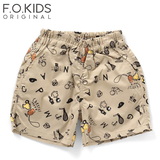 F.O.KIDS(エフ･オー･キッズ) Kid’s JRD×ISOBREWINGコラボ 総柄ショーツ キッズ R223193 ハーフパンツ(ジュニア/キッズ/ベビー)