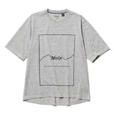 ナンガ(NANGA) ドライ ミックス フレーム ロゴ ティー N1JRMYG4 半袖Tシャツ(メンズ)