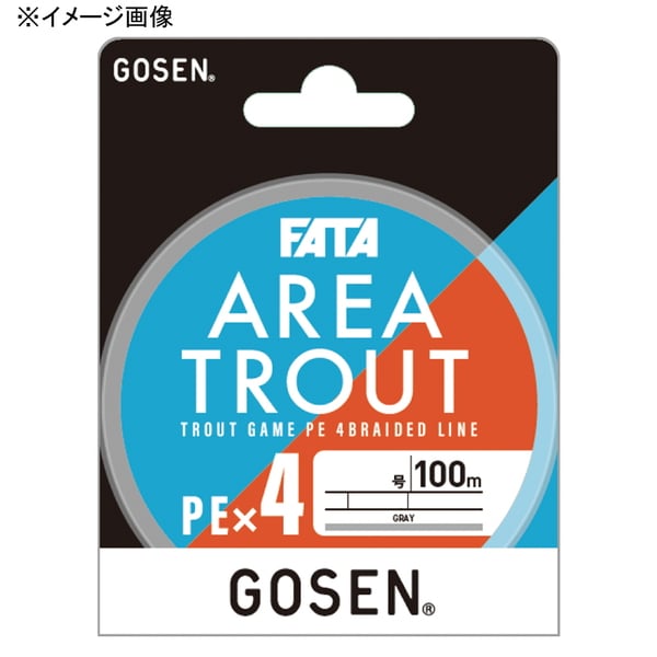 ゴーセン(GOSEN) FATA エリアトラウト PE×4 GAF4G1003 トラウト用PEライン