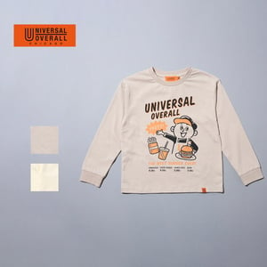 ユニバーサルオーバーオール(UNIVERSAL OVERALL) Kid’s WindyJr.プリント 長袖TEE キッズ UO23AW-09