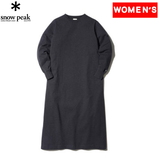 スノーピーク(snow peak) 【24秋冬】Recycled Cotton Heavy L/S Dress SW-22AW401R01BK ロング･マキシ丈ワンピース(レディース)