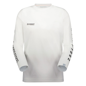 MAMMUT(マムート） ＱＤ Ｌｏｇｏ Ｐｒｉｎｔ Ｌｏｎｇｓｌｅｅｖｅ Ｔ-ｓｈｉｒｔｓ ＡＦ Ｍｅｎ'ｓ Ｍ ＷＨＩＴＥ-ＢＬＡＣＫ ＰＲＴ３ 1016-01030