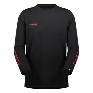 MAMMUT(マムート） ＱＤ Ｌｏｇｏ Ｐｒｉｎｔ Ｌｏｎｇｓｌｅｅｖｅ Ｔ-ｓｈｉｒｔｓ ＡＦ Ｍｅｎ'ｓ Ｍ ＢＫ-ＭＡＭ ＲＥＤ ＰＲＴ３ 1016-01030