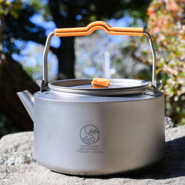 アウトドアセレクション(Outdoor Selection) Titanium Kettle(チタン ケトル)  OS-TKS｜アウトドア用品・釣り具通販はナチュラム