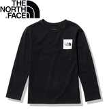 THE NORTH FACE(ザ･ノース･フェイス) ロングスリーブ スモール スクエア ロゴ ティー キッズ NTJ32357 長袖シャツ(ジュニア/キッズ/ベビー)