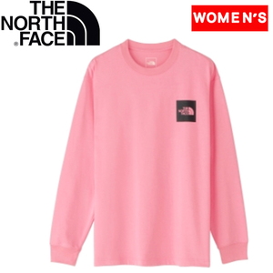 THE NORTH FACE（ザ・ノース・フェイス） ロングスリーブ スクエアロゴティー ユニセックス ＸＳ オーキッドピンク（ＯＰ） NT82334