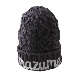 MAZUME(マズメ) ｍａｚｕｍｅ ニットワッチ フリー ブラック MZCP-F747