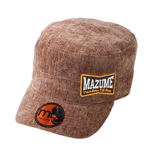 MAZUME(マズメ) ｍａｚｕｍｅ ベロアワークキャップ フリー ブラウン MZCP-754