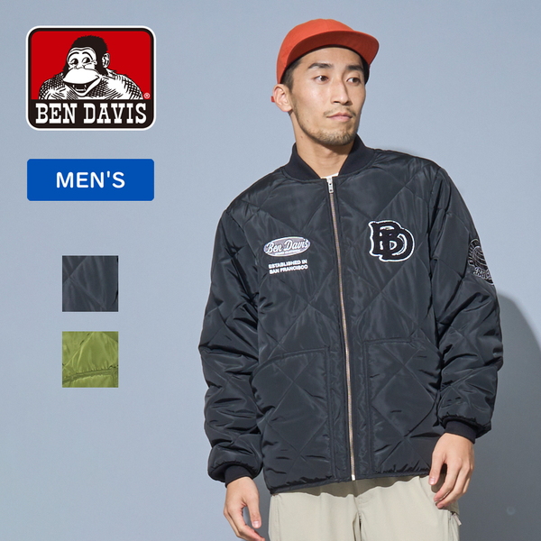 BEN DAVIS(ベンデイビス) LETTERED QUILT JACKET 23780007｜アウトドア