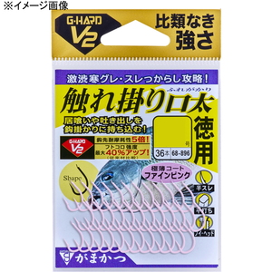 がまかつ(Gamakatsu) Ｇ-ＨＡＲＤ Ｖ２ 触れ掛り口太 徳用 ６号 ファインピンク 68896