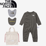 THE NORTH FACE(ザ･ノース･フェイス) B L/S ROMPERS 2P BIB(ロングスリーブ ロンパース 2P ビブ)ベビー NTB82352 ベビーカバーオール