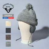 HIGHLAND 2000(ハイランド 2000) 3g Solid Bobcap w/ear Cover&PomPom&Rope HL-23FW-0007 ニット帽･ビーニー