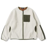 KRIFF MAYER(クリフメイヤー) Men’s ストレッチボアノーカラー JACKET メンズ 2325105 フリースジャケット(メンズ)