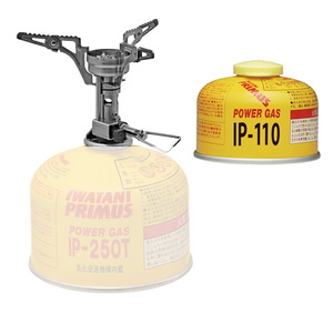 PRIMUS(プリムス) フェムトストーブII+小型ガスカートリッジ110g【お得な2点セット】 P-116+IP-110