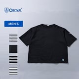 ORCIVAL(オーシバル) ワイド ボディ ボートネック ショートスリーブ プルオーバー #B263 半袖Tシャツ(メンズ)