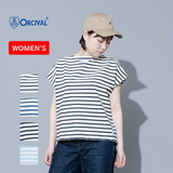 ORCIVAL(オーシバル) 【24春夏】FRENCH SLEEVE BOAT NECK P.O. #B261 Tシャツ･ノースリーブ(レディース)