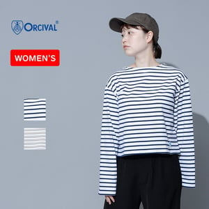 ORCIVAL(オーシバル) ボートネック L/S ショートプルオーバー #OR-C0334 BFJ