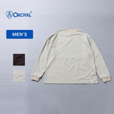 ORCIVAL(オーシバル) クルーネック ロングスリーブ プルオーバー #OR-C0355 CIB 長袖Tシャツ(メンズ)